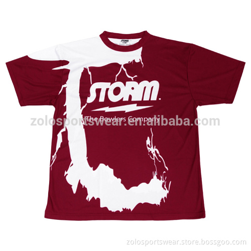 Custom made sublimated bowling shirts manufacturer